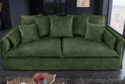 Riess-Ambiente Samt Möbel|Xxl Sofa ><noscript><img width=