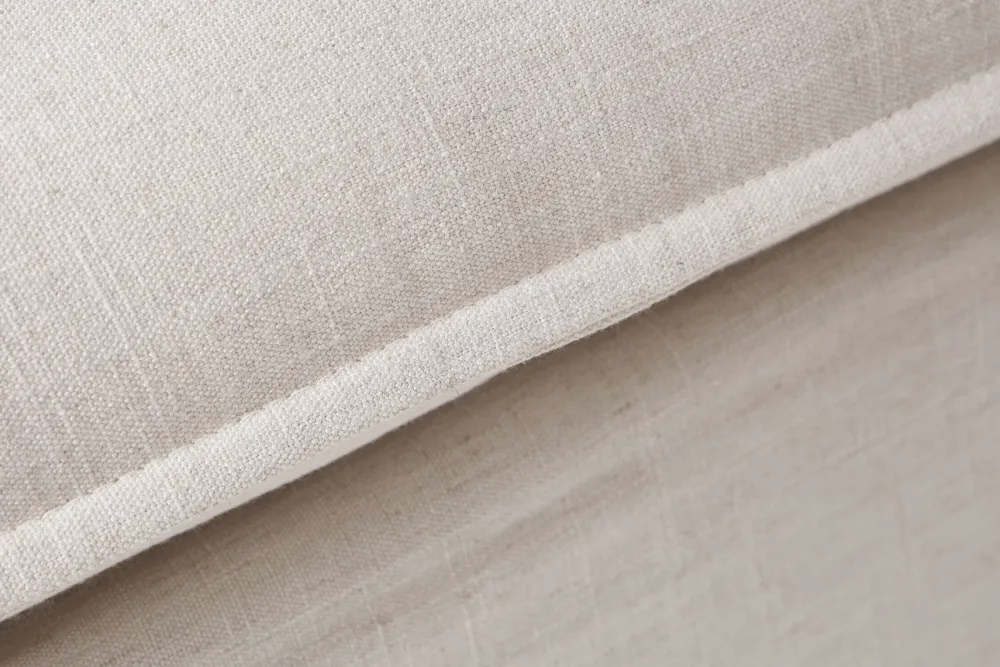Riess-Ambiente Xxl Sofa|3-Sitzer Sofa > Großes 3-Sitzer Sofa HEAVEN 200cm natur beige Leinenstoff Federkern Hussensofa