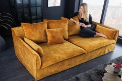 Riess-Ambiente Samt Möbel|Xxl Sofa ><noscript><img width=