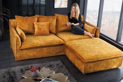 Riess-Ambiente Samt Möbel|Xxl Sofa ><noscript><img width=
