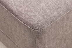 Riess-Ambiente Samt Möbel|3-Sitzer Sofa > Großes Sofa LOFT 210cm taupe Vogue Velours Samt 3-Sitzer Couch Taschenfederkern