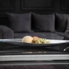 Riess-Ambiente Schalen > Handgearbeitete Deko Schale SILVER LEAF 60cm silber Aluminium