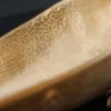 Riess-Ambiente Goldene Möbel|Schalen > Handgearbeitete Deko Schale GOLD LEAF 80cm antik gold Aluminium