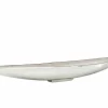 Riess-Ambiente Industrial Loft|Schalen > Handgearbeitete Deko Schale SILVER LEAF 80cm silber Aluminium