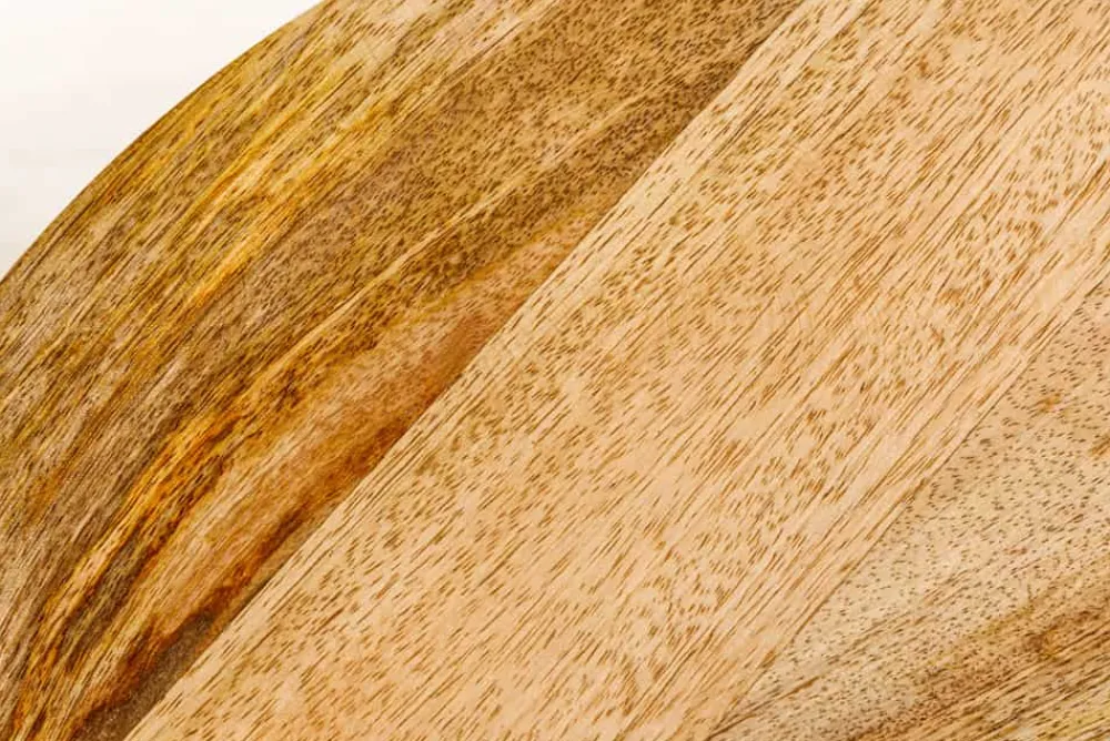 Riess-Ambiente Beistelltische > Handgearbeiteter Beistelltisch SIMPLY CLEVER 60cm natur Mangoholz mit Griff