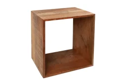 Riess-Ambiente Beistelltische|Mehr... > Handgearbeiteter Beistelltisch MAKASSAR 45cm natur Mangoholz Massivholz Nachttisch Regal