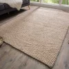 Riess-Ambiente Teppiche|Skandinavisch > Handgearbeiteter Teppich WOOL 240x160cm beige aus Wolle