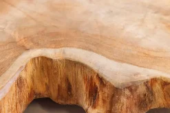 Riess-Ambiente Hängelampen > Handgefertigte Hängeleuchte HYPNOTIC 50cm natur Longan Massivholz