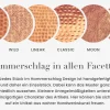 Riess-Ambiente Beistelltische > Handgefertigter Beistelltisch ORGANIC ORIENT 50cm kupfer Metall Hammerschlag Design Waben rund