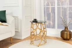 Riess-Ambiente Beistelltische|Goldene Möbel ><noscript><img width=