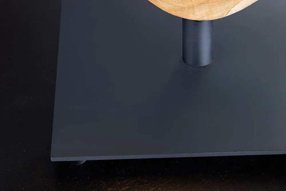 Riess-Ambiente Mehr...|Lampen > Handgefertigte Tischlampe ORGANIC ARTWORK 55cm natur Teakholz