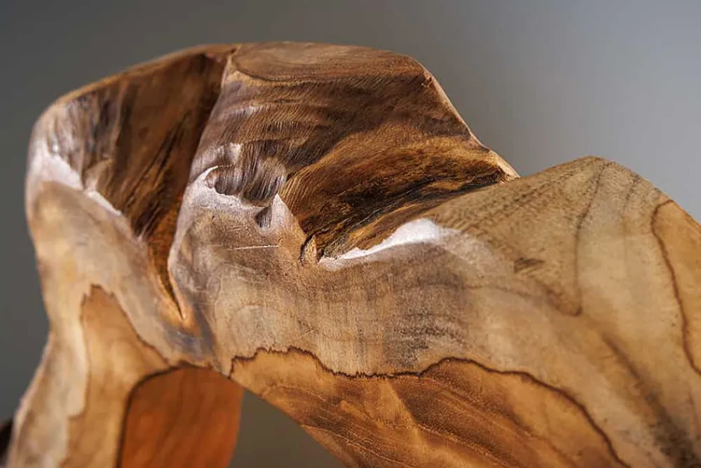 Riess-Ambiente Mehr...|Lampen > Handgefertigte Tischlampe ORGANIC ARTWORK 55cm natur Teakholz