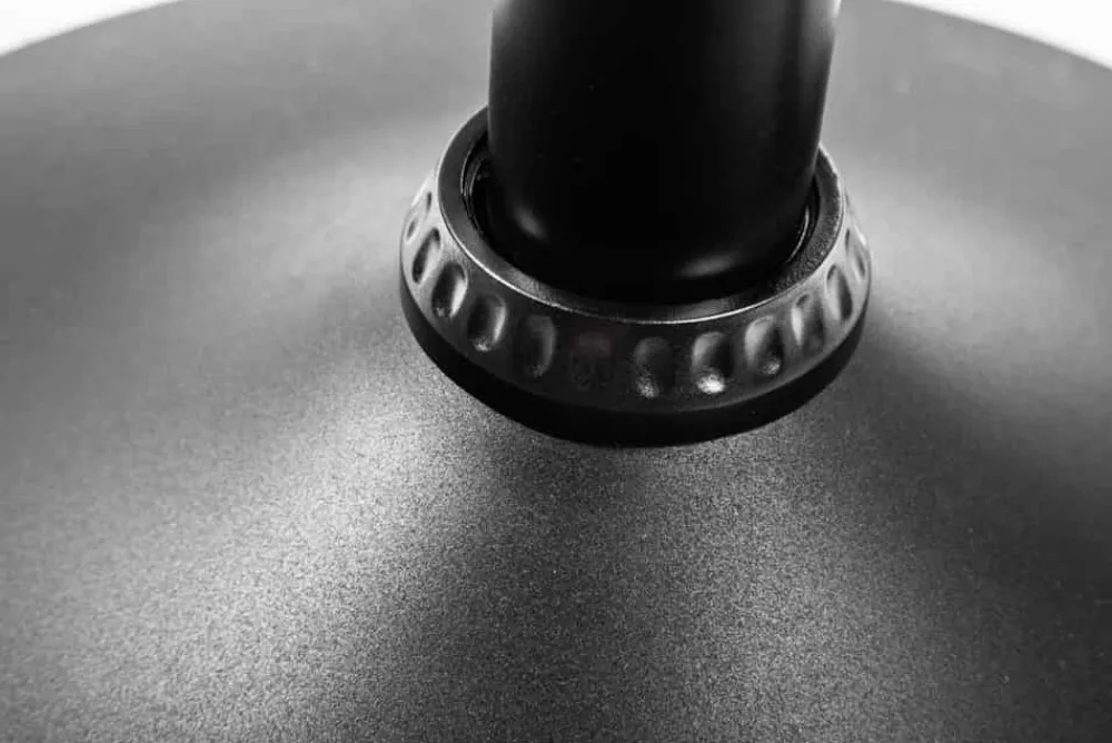 Riess-Ambiente Industrial Loft|Barhocker > Höhenverstellbarer Barhocker MODENA vintage grau Microfaser Metall schwarz mit Lehne drehbar