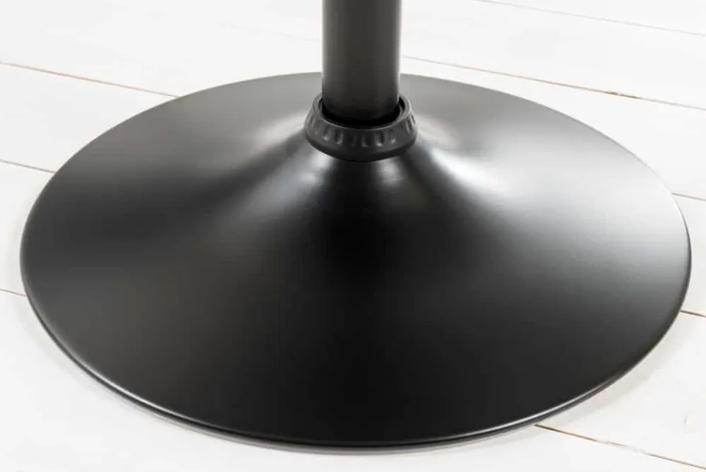 Riess-Ambiente Industrial Loft|Retro Möbel > Höhenverstellbarer Barhocker COMFORT antik braun Microfaser drehbar mit Lehne Metall schwarz