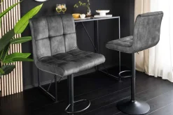 Riess-Ambiente Barhocker|Samt Möbel ><noscript><img width=