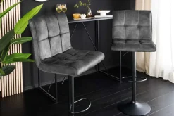 Riess-Ambiente Barhocker|Samt Möbel ><noscript><img width=