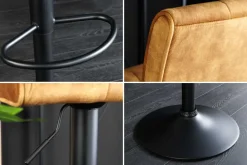 Riess-Ambiente Barhocker|Samt Möbel ><noscript><img width=