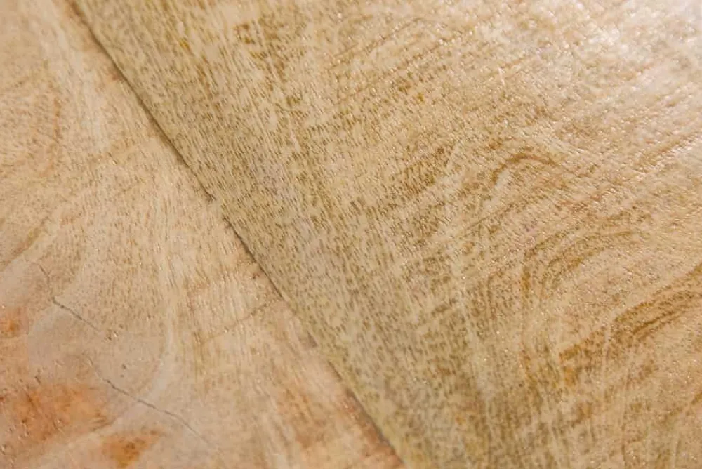 Riess-Ambiente Beistelltische|Mehr... > Höhenverstellbarer Beistelltisch ENGINEER 30cm Mangoholz Industrial Design massiv rund Eisen