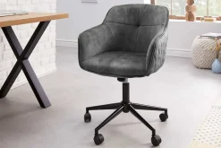 Riess-Ambiente Samt Möbel|Bürostühle ><noscript><img width=
