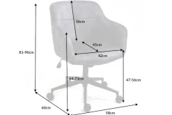 Riess-Ambiente Samt Möbel|Bürostühle ><noscript><img width=