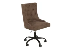Riess-Ambiente Bürostühle > Höhenverstellbarer Bürostuhl VICTORIAN vintage taupe mit Armlehne