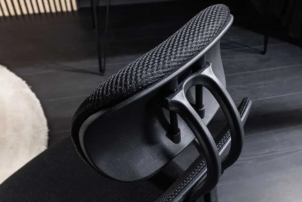 Riess-Ambiente Bürostühle > Höhenverstellbarer Bürostuhl YOGA schwarz Butterfly-Mechanik drehbar mit Armlehne