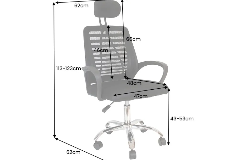 Riess-Ambiente Bürostühle > Höhenverstellbarer Bürostuhl YOGA schwarz Butterfly-Mechanik drehbar mit Armlehne