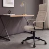 Riess-Ambiente Bürostühle > Höhenverstellbarer Bürostuhl LAZIO taupe Vogue Velours Samt drehbar mit Rollen