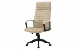 Riess-Ambiente Bürostühle > Höhenverstellbarer Bürostuhl LAZIO beige Vogue Velours Samt drehbar mit Rollen