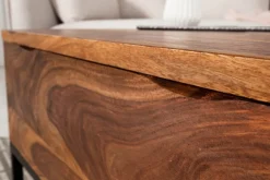 Riess-Ambiente Couchtische & Truhen|Mehr... > Höhenverstellbarer Couchtisch MAKASSAR FUNCTION 110cm braun Sheesham Massivholz stone finish