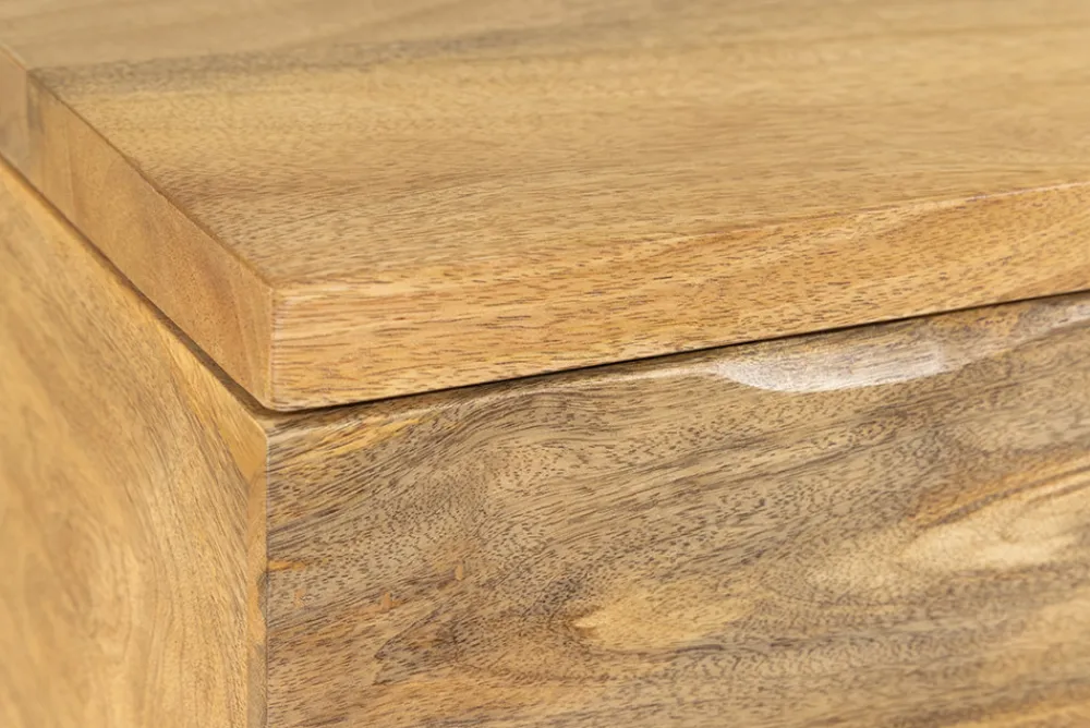 Riess-Ambiente Couchtische & Truhen|Mehr... > Höhenverstellbarer Couchtisch MAKASSAR FUNCTION 110cm natur cream finish Mangoholz massiv