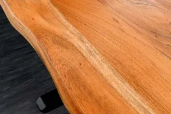 Riess-Ambiente Mehr...|Mehr... > Höhenverstellbarer Schreibtisch MAMMUT 140cm natur Akazie Massivholz Baumkante