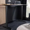 Riess-Ambiente Bürotische|Industrial Loft > Höhenverstellbarer Schreibtisch OAK DESK 120cm natur Eiche schwarz Metall