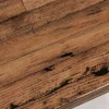 Riess-Ambiente Industrial Loft|Sitzbänke > Industrial Bank GOLIATH 180cm natur Pinienholz X-Gestell schwarz Metall