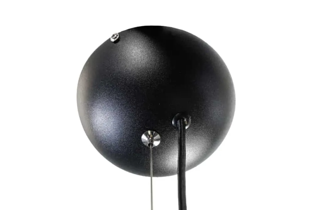 Riess-Ambiente Goldene Möbel|Hängelampen > Industrial Design Hängelampe STUDIO 55cm schwarz Blattgold-Optik Hängeleuchte