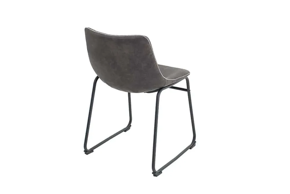 Riess-Ambiente Retro Möbel|Industrial Loft > Industrial Design Stuhl DJANGO vintage grau mit Eisengestell