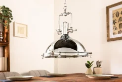 Riess-Ambiente Hängelampen|Industrial Loft > Industrial Hängelampe INDUSTRIAL 45cm silber Chrom Designklassiker