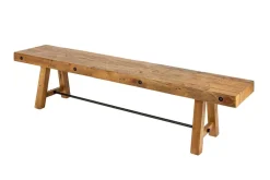 Riess-Ambiente Mehr...|Industrial Loft > Industrial Sitzbank FINCA 165cm vintage braun recyceltes Pinienholz