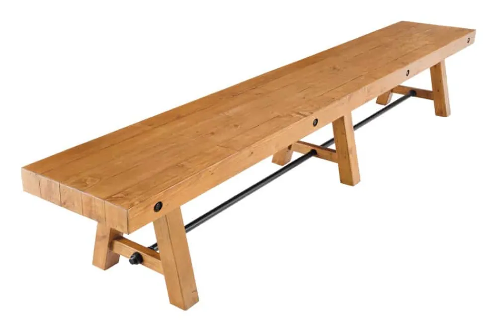 Riess-Ambiente Mehr...|Industrial Loft > Industrial Sitzbank FINCA 240cm vintage braun recyceltes Pinienholz Eisen
