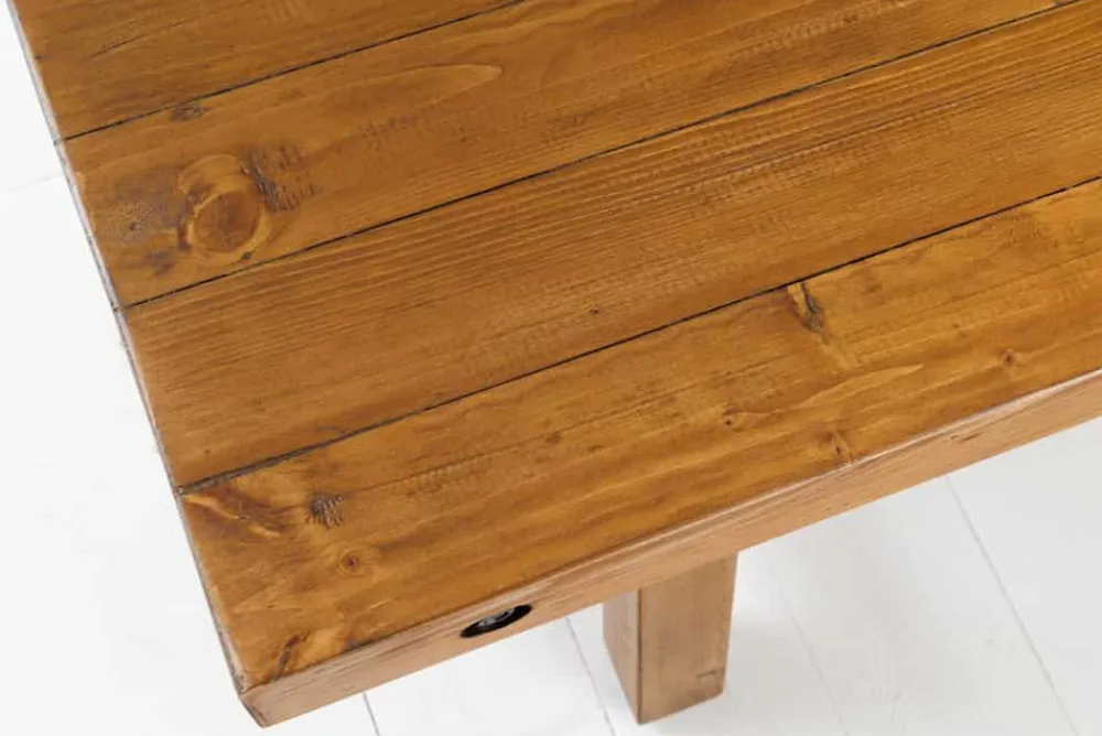 Riess-Ambiente Mehr...|Industrial Loft > Industrial Sitzbank FINCA 240cm vintage braun recyceltes Pinienholz Eisen