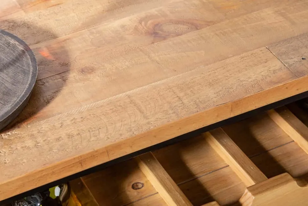 Riess-Ambiente Industrial Loft|Weinregale > Industrial Weinschrank BODEGA 130cm recyceltes Pinienholz natur Weinregal für 55 Flaschen