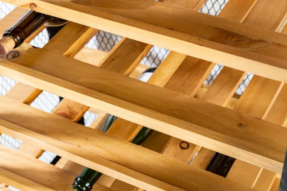 Riess-Ambiente Industrial Loft|Weinregale > Industrial Weinschrank BODEGA 184cm recyceltes Pinienholz natur Weinregal für 72 Flaschen