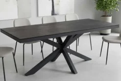 Riess-Ambiente Haus & Garten|Esstische > In- und Outdoor Esstisch GALAXIE 200cm anthrazit Keramik Aluminium wetterfest