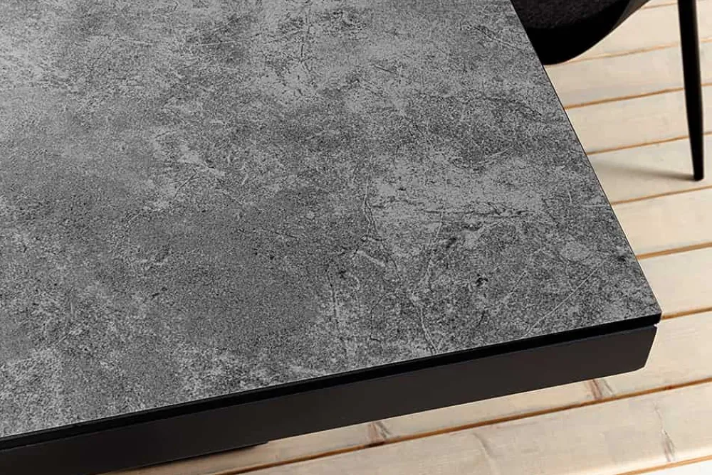 Riess-Ambiente Haus & Garten|Esstische > In- und Outdoor Esstisch GALAXIE 200cm anthrazit Keramik Aluminium wetterfest