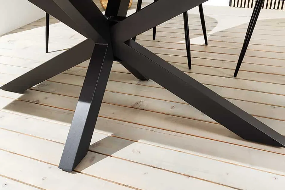 Riess-Ambiente Haus & Garten|Esstische > In- und Outdoor Esstisch GALAXIE 200cm anthrazit Keramik Aluminium wetterfest