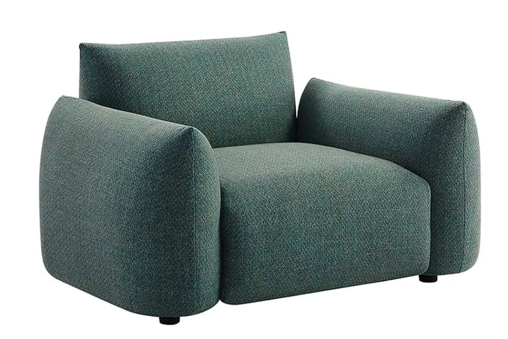 Riess-Ambiente Haus & Garten|Sitzgruppen > In- und Outdoor Gartensessel SEAHAWK türkis Aluminium Olefin 1-Sitzer Sofa wetterfest