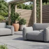 Riess-Ambiente Haus & Garten|Sitzgruppen > In- und Outdoor Gartensessel SEAHAWK anthrazit Aluminium Olefin 1-Sitzer Sofa wetterfest