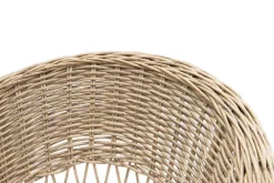 Riess-Ambiente Haus & Garten|Sitzgruppen > In- und Outdoor Garten-Set ELYSEE natur taupe Polyrattan Aluminium inkl. Tisch Kissen