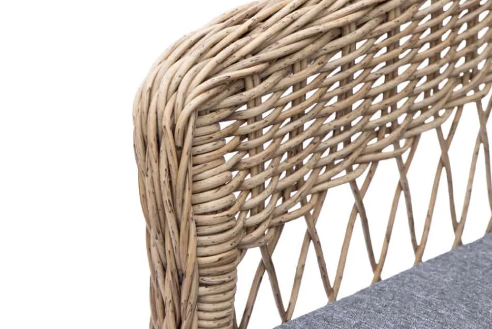 Riess-Ambiente Haus & Garten|Sitzgruppen > In- und Outdoor Garten-Set ELYSEE natur grau Polyrattan Aluminium inkl. Tisch Kissen