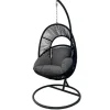 Riess-Ambiente Haus & Garten|Sessel > In- und Outdoor Hängesessel AIR ROPE anthrazit schwarz inkl. Kissen